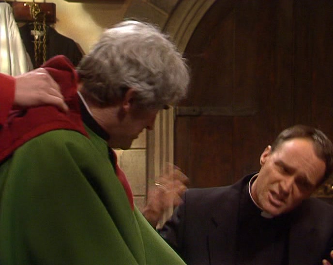 - YEAH! BY THE BALLS! - I WAS GONNA SAY BY THE SHOULDERS. 