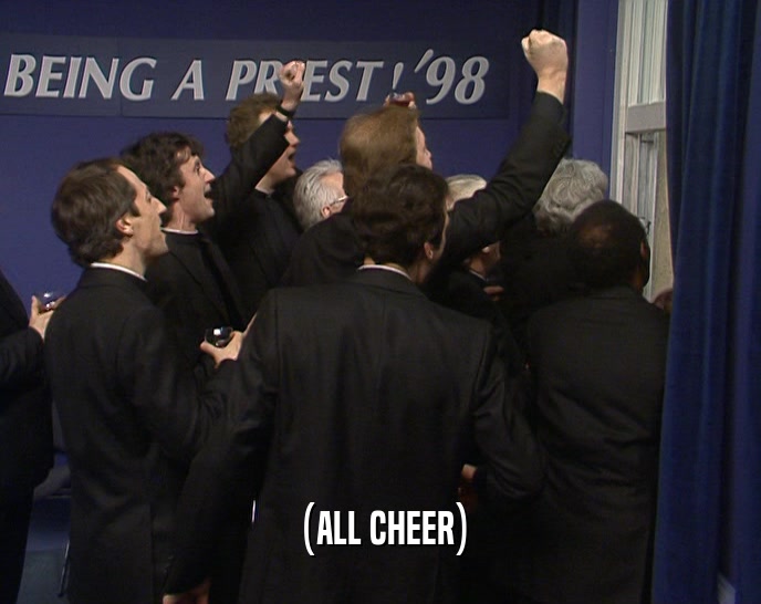 (ALL CHEER)  