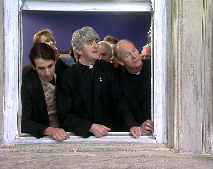 LISTEN TO HIM! IT'S FABULOUS BEING A PRIEST! 
