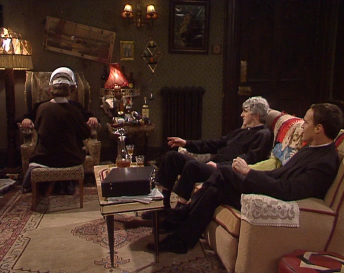 MRS DOYLE, YOU'RE NOT GOING TO CUT HIS NAILS NOW, ARE YOU? 