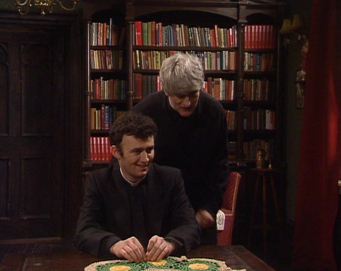 AH, YES, IT'S TERRIFIC. MRS DOYLE GOT IT IN A CAR-BOOT SALE. 