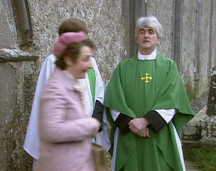 OH, MRS DOYLE, WHEN YOU GO HOME, FATHER KEVIN WILL BE THERE. 