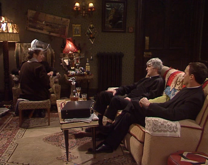 MRS DOYLE, YOU'RE NOT GOING TO CUT HIS NAILS NOW, ARE YOU? 