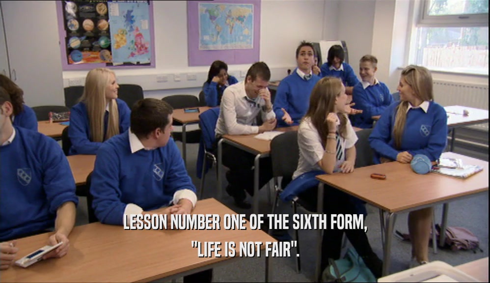 LESSON NUMBER ONE OF THE SIXTH FORM, 
