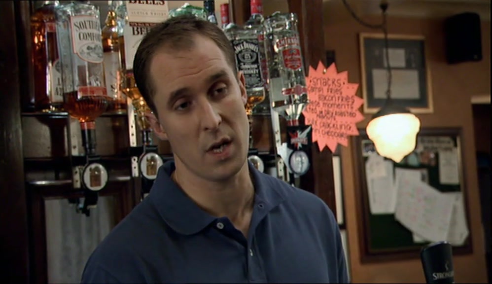 - THREE JARS OF LAGER AND A GUINNESS. - ARE THE OTHER DRINKS FOR YOUR MATES? 