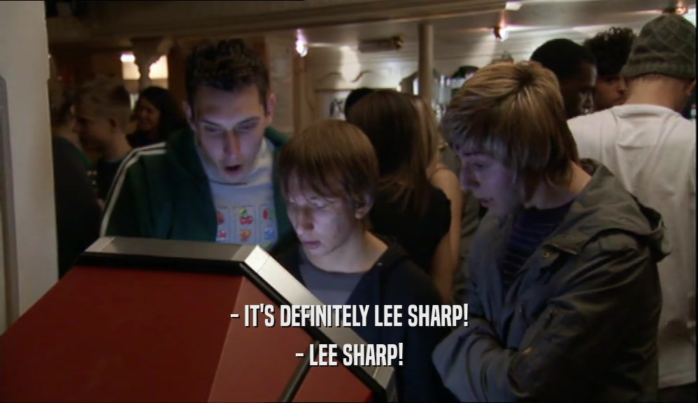 - IT'S DEFINITELY LEE SHARP! - LEE SHARP! 