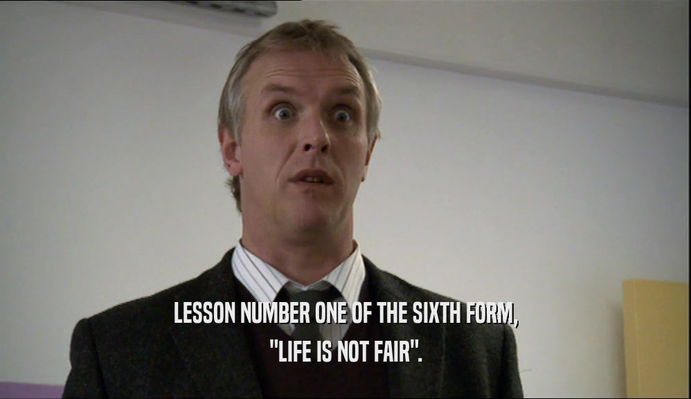 LESSON NUMBER ONE OF THE SIXTH FORM, 