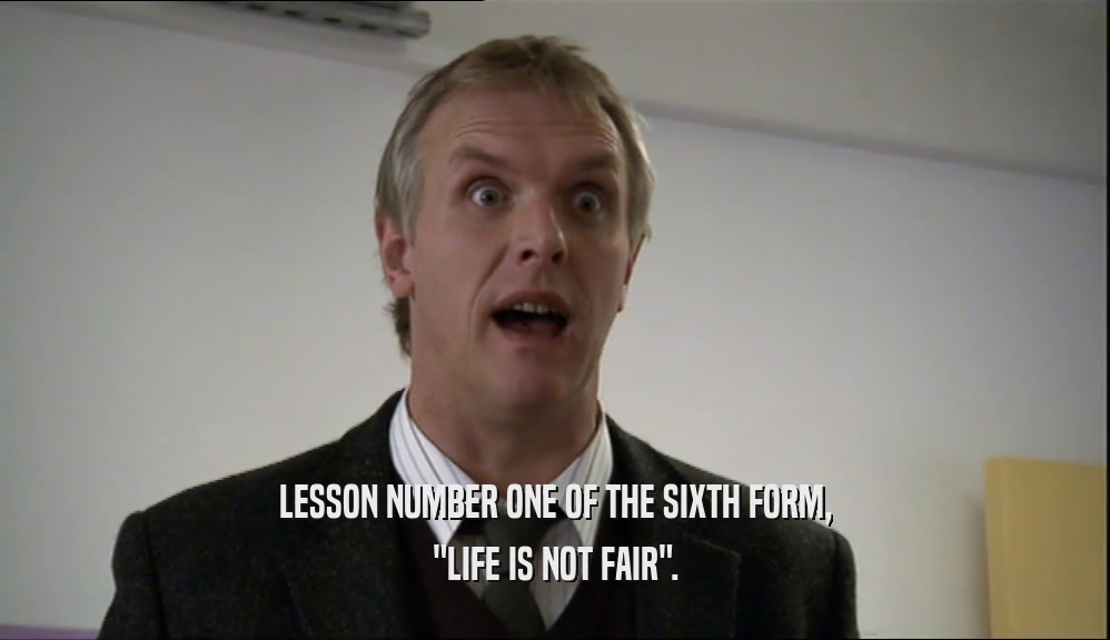 LESSON NUMBER ONE OF THE SIXTH FORM, 