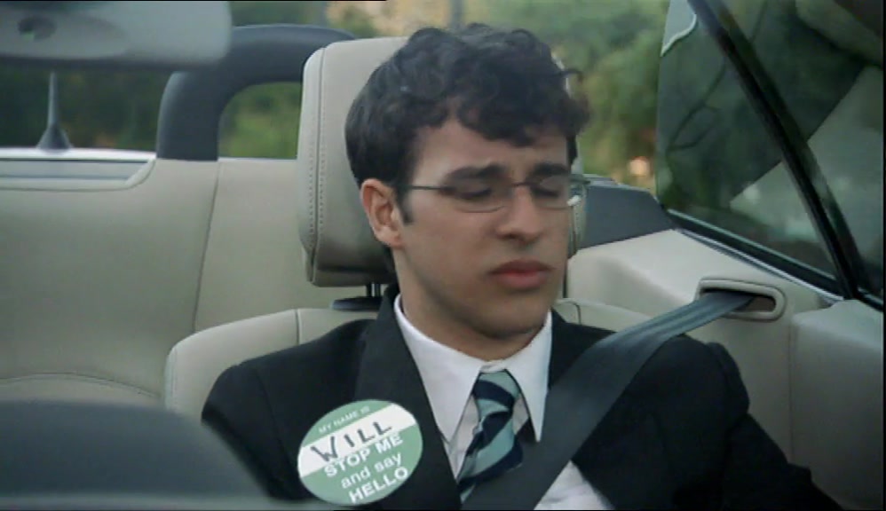 I JUST WANTED TO HEAR ABOUT YOUR FIRST DAY. I LIKE YOUR BADGE! 