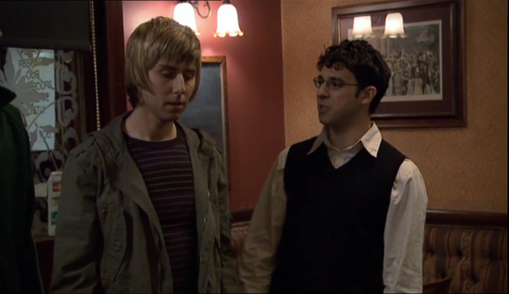 - PINT OF ORANGE SQUASH, WOULD YOU? - WHAT D'YOU WANT?! 