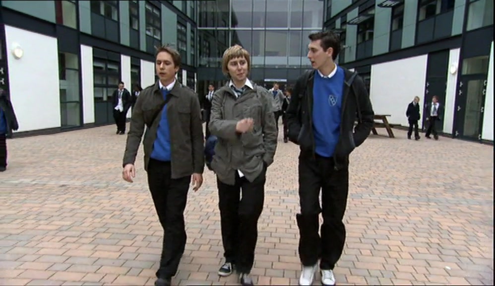 DON'T LOOK LEFT, SIMON. THERE'S A GIRL WITH A KNEE-LENGTH SKIRT ON. 
