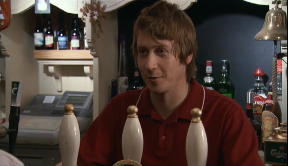 - I'LL JUST TAKE THE FOUR PINTS THEN. - I'LL JUST SEE YOUR ID THEN. 