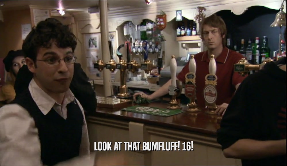 LOOK AT THAT BUMFLUFF! 16!  