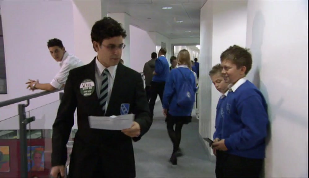 - NICE BADGE, DICKHEAD. - LOVELY. FANTASTIC. 