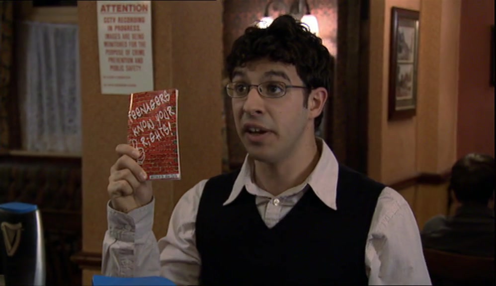 SO I'LL HAVE THREE PINTS OF CIDER AND THREE CARVERY DINNERS, PLEASE. 