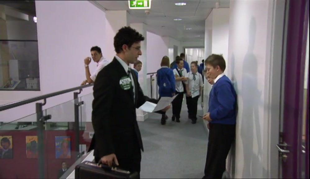 - NICE BADGE, DICKHEAD. - LOVELY. FANTASTIC. 