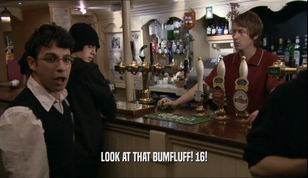 LOOK AT THAT BUMFLUFF! 16!  