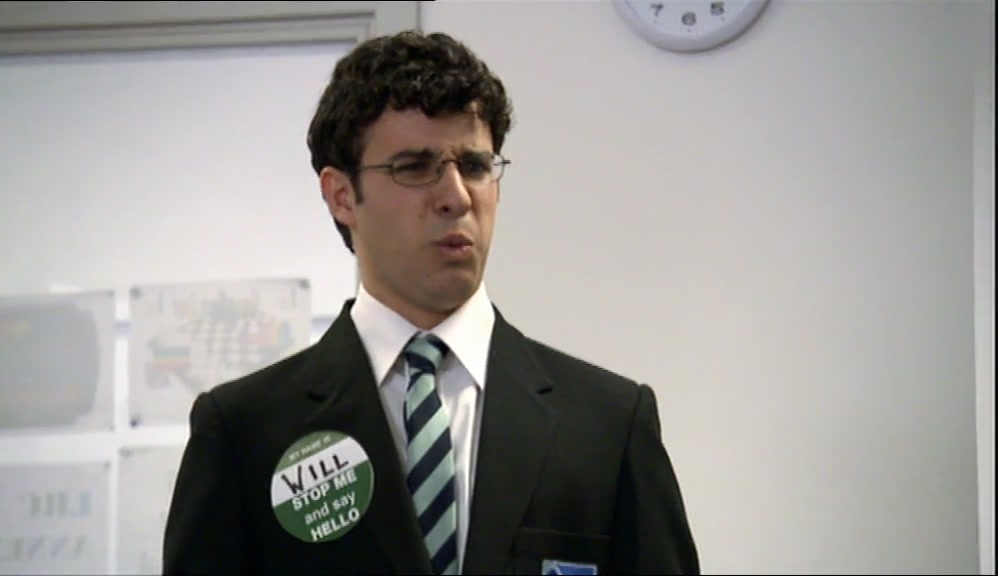 AND THAT BADGE?!  