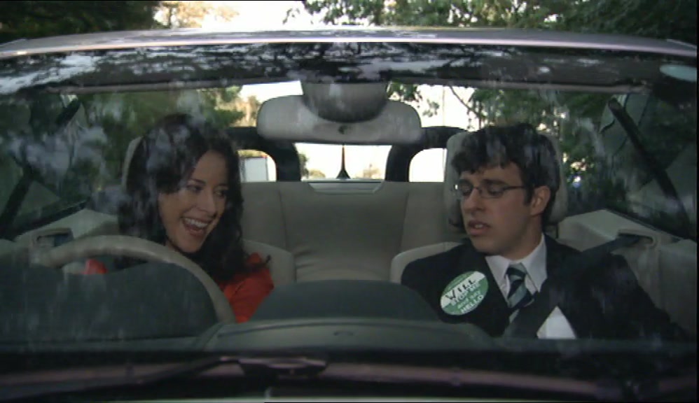 I JUST WANTED TO HEAR ABOUT YOUR FIRST DAY. I LIKE YOUR BADGE! 