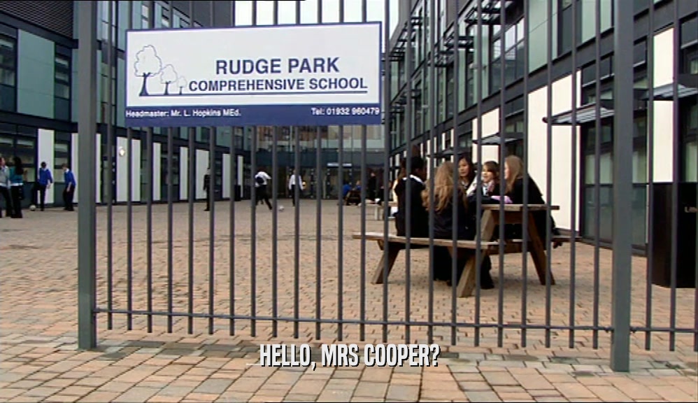 HELLO, MRS COOPER?  