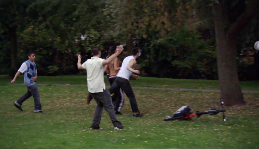 CHASING MEN AROUND A FIELD WITH YOUR TOP OFF, 