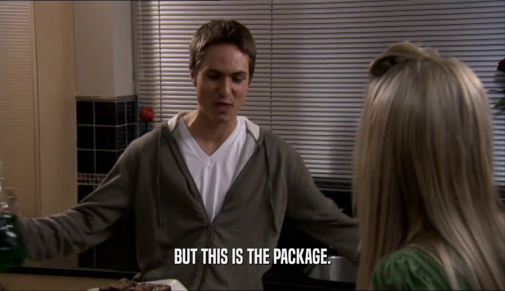 BUT THIS IS THE PACKAGE.  