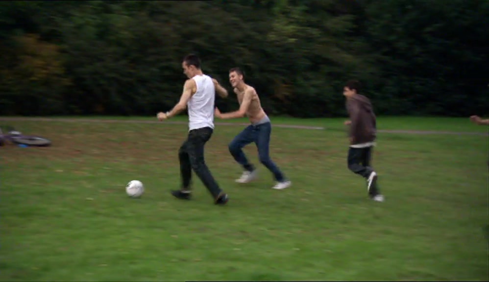 YOU'RE TOO SCARED IN CASE DONOVAN JOINS IN AND BREAKS YOUR LEGS. 