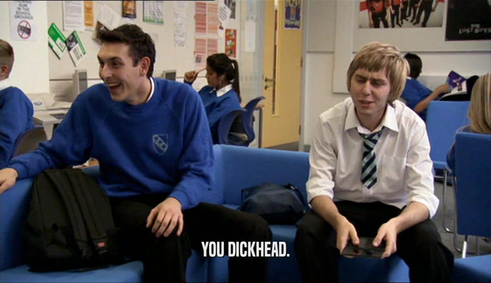 YOU DICKHEAD.  