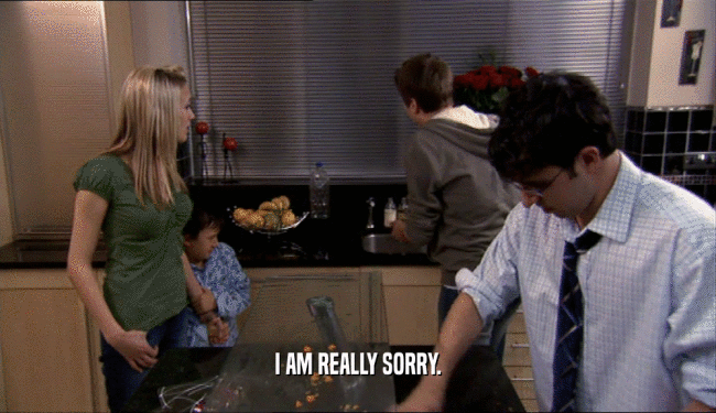 I AM REALLY SORRY.  