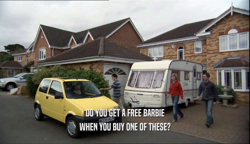 DO YOU GET A FREE BARBIE WHEN YOU BUY ONE OF THESE? 