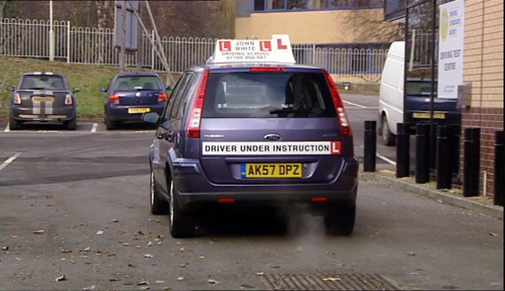 SIMON NEVER DID TELL US WHAT HAPPENED ON HIS DRIVING TEST. 