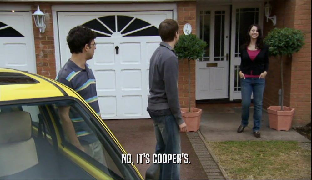 NO, IT'S COOPER'S.  