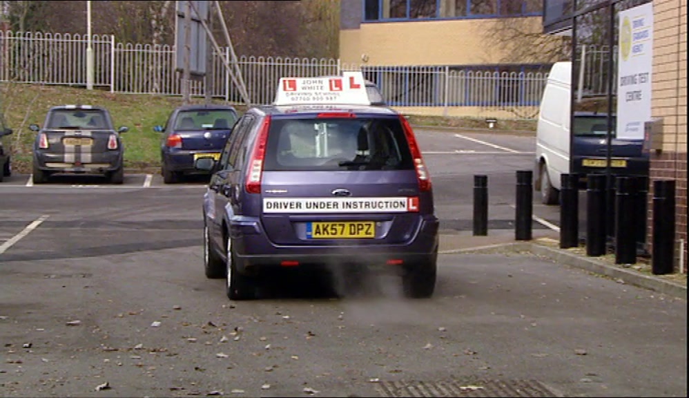SIMON NEVER DID TELL US WHAT HAPPENED ON HIS DRIVING TEST. 