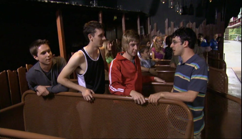 - COME ON, WE'RE UP. - ROOM FOR ONE MORE AT THE FRONT. 