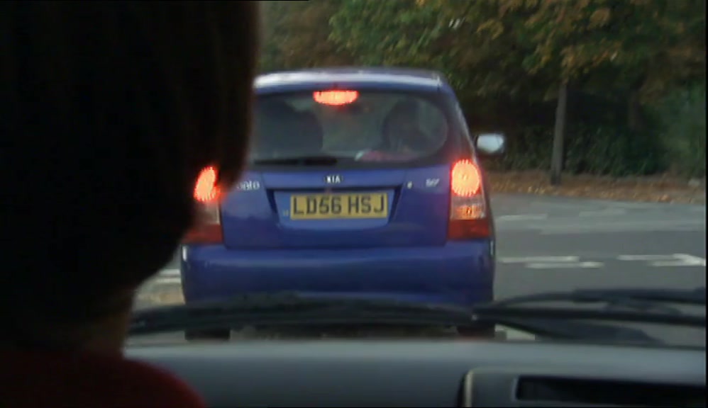 UP AHEAD, A CAR FULL OF MUFF! PULL ALONGSIDE 'EM, SI. 