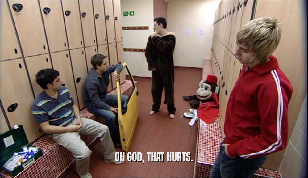 OH GOD, THAT HURTS.  