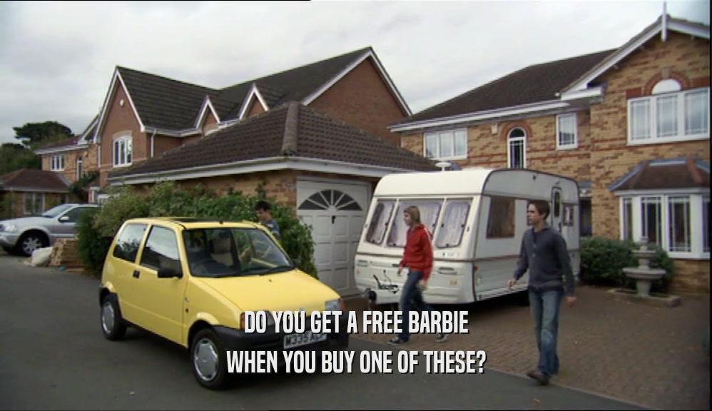 DO YOU GET A FREE BARBIE WHEN YOU BUY ONE OF THESE? 