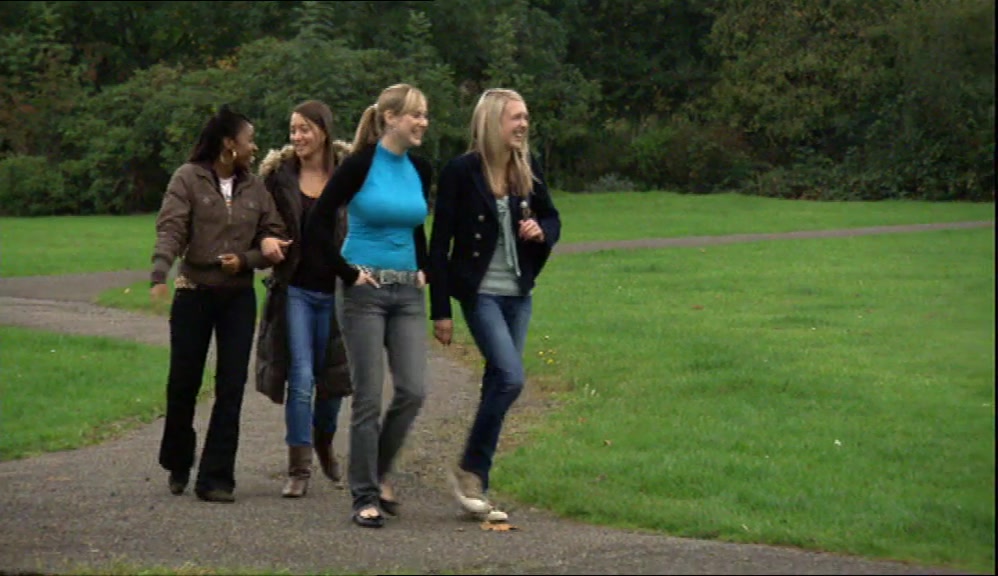 AND UNLIKE MY OLD SCHOOL, THERE WERE GIRLS HERE. 