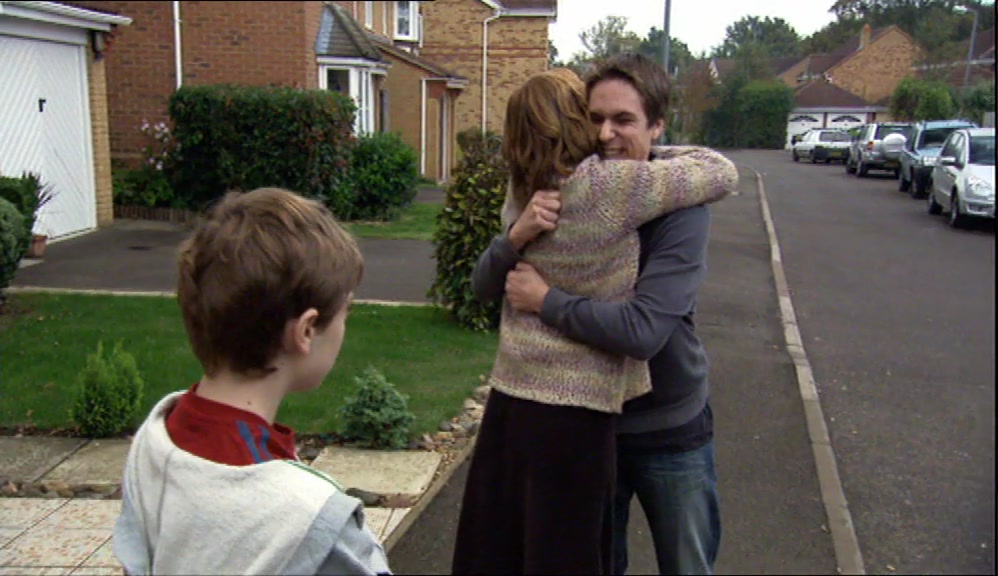 YOUR DAD'S JUST BRINGING ROUND YOUR NEW CAR. 
