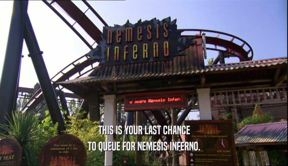 THIS IS YOUR LAST CHANCE TO QUEUE FOR NEMESIS INFERNO. 