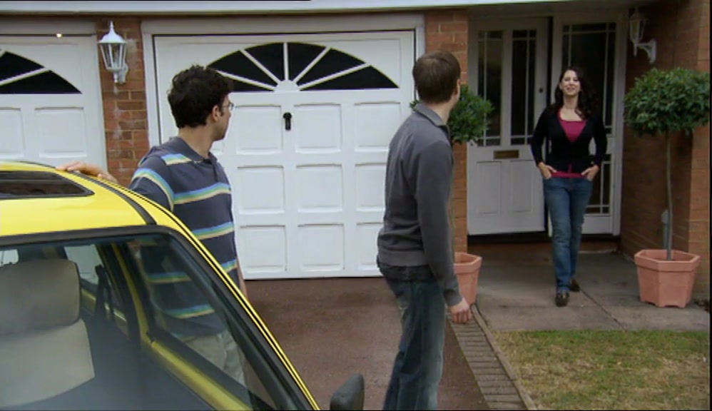- OH, HELLO, MRS MACKENZIE. - HELLO, MARK. IS THIS YOUR CAR? 