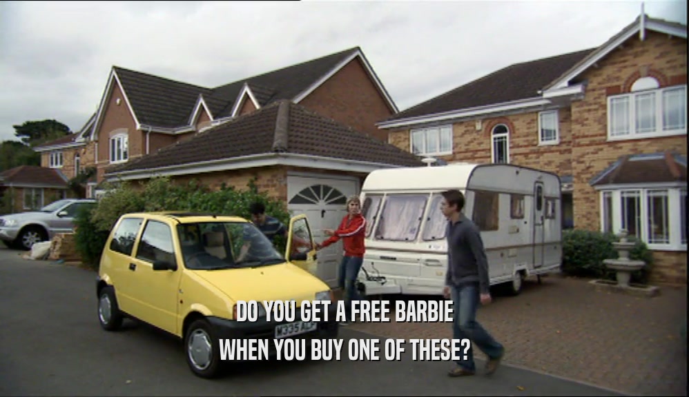 DO YOU GET A FREE BARBIE WHEN YOU BUY ONE OF THESE? 