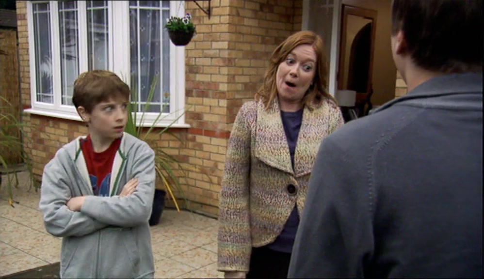 YOUR DAD'S JUST BRINGING ROUND YOUR NEW CAR. 