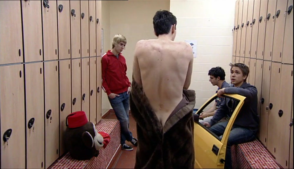 - OH, JESUS, NEIL! - CHRIST, YOU'RE NAKED UNDER THERE. 
