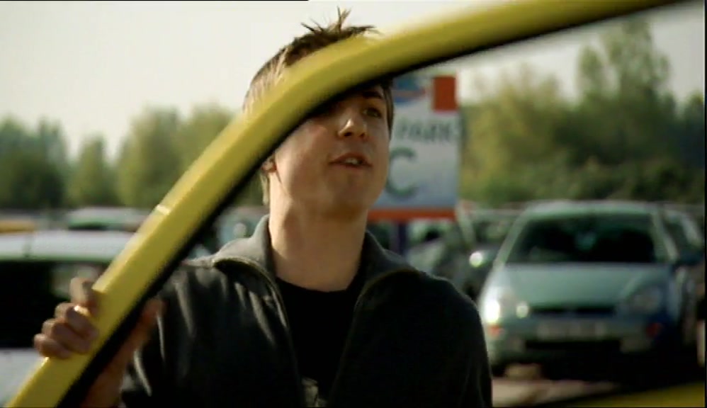 HE DOES, BP GARAGE. HE MUCKS ABOUT WITH CARS, 
