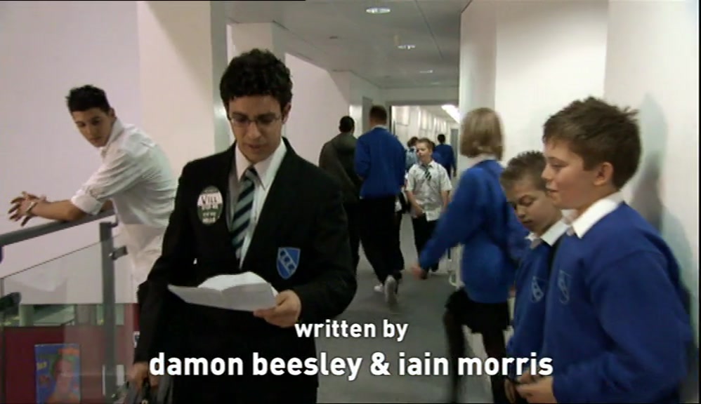 - NICE BADGE, DICKHEAD. - AND IT COULD'VE BEEN WORSE. 