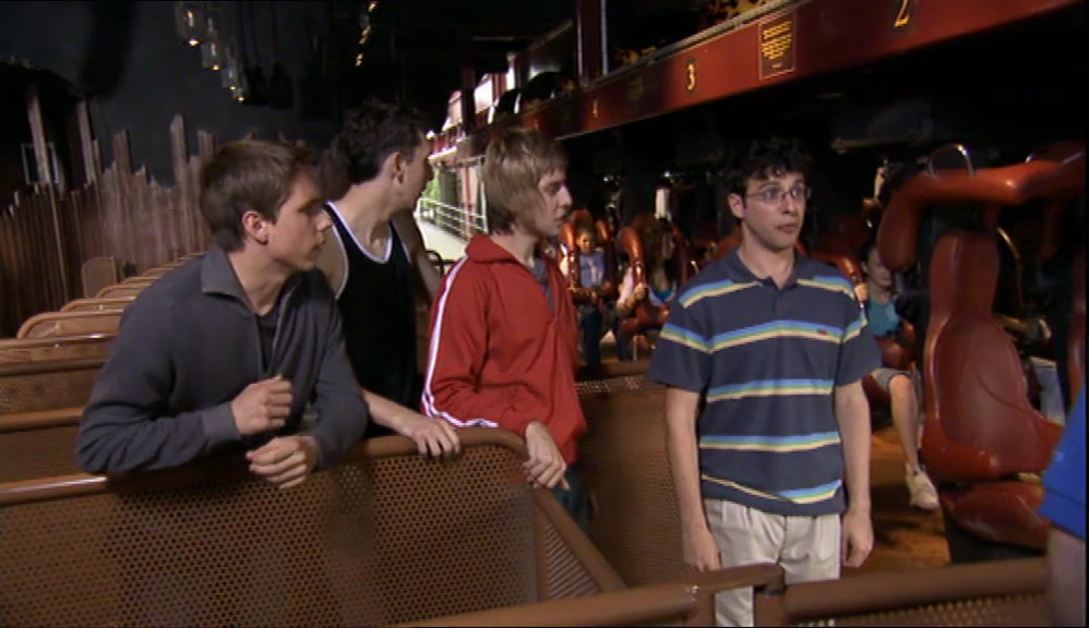 SHUT UP, YOU PLUM, AND GET ON THE RIDE.  