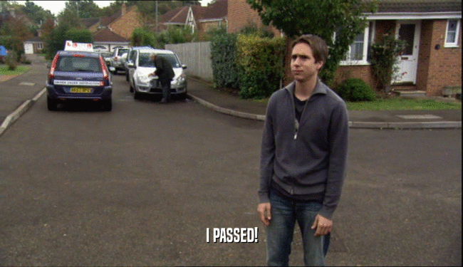 I PASSED!  