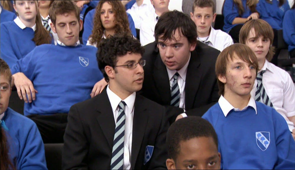 IT'S CHARLOTTE HINCHCLIFFE, ACTUALLY. SHE'S A YEAR 13. 