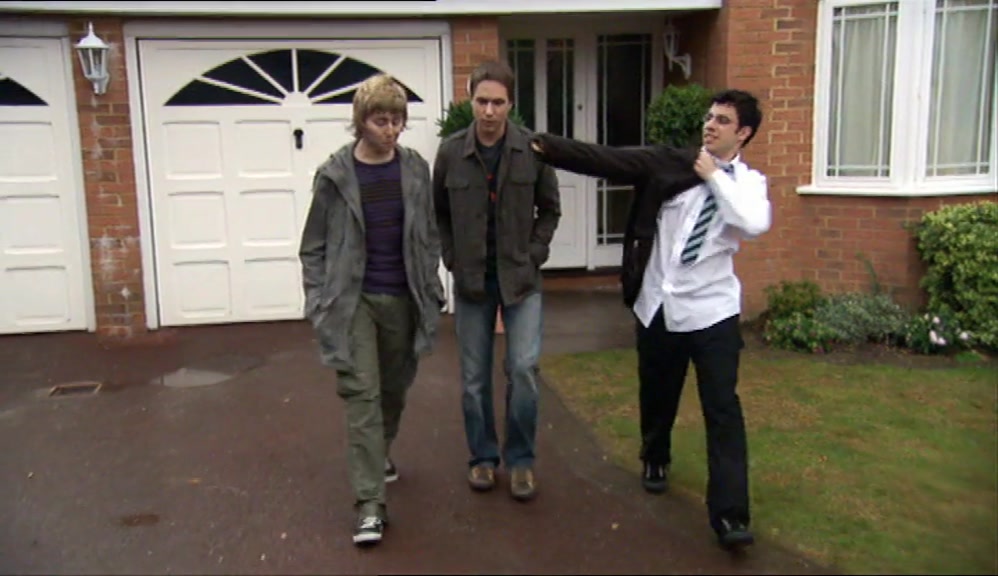 I HAD TO BORROW 300 QUID TO GET HIS CAR FIXED SO HE WON'T CALL THE POLICE. 